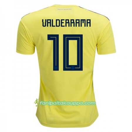 Jalkapallo Peliasut Kolumbia Valderrama 10 MM 2018 Koti Pelipaita